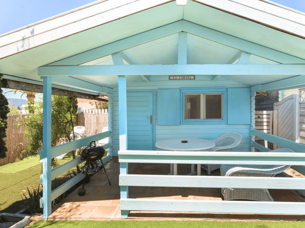 casita fantasía 4 personas oliva playa bungalow